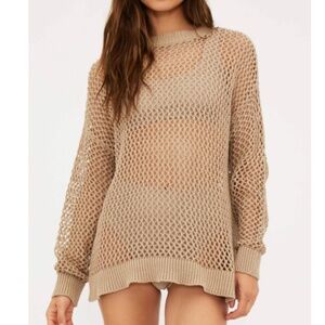 Beach Riot Hilary Sweater Tan